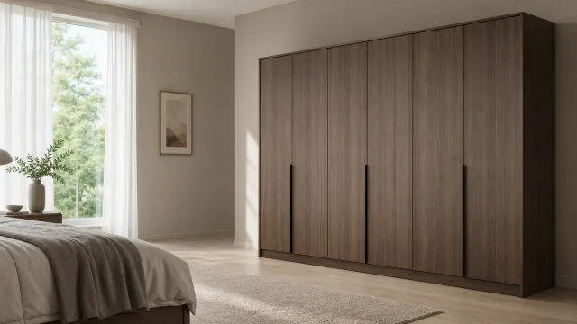 Garderobeskap med Slagdører